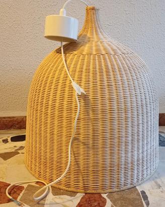 Lampadario rattan ikea 60 x 60