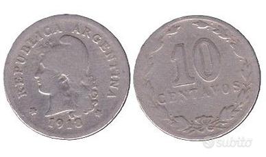 MONETA ARGENTINA 10 CENTAVOS 1913 - COD C10