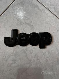 Logo jeep posteriori nero adesivo