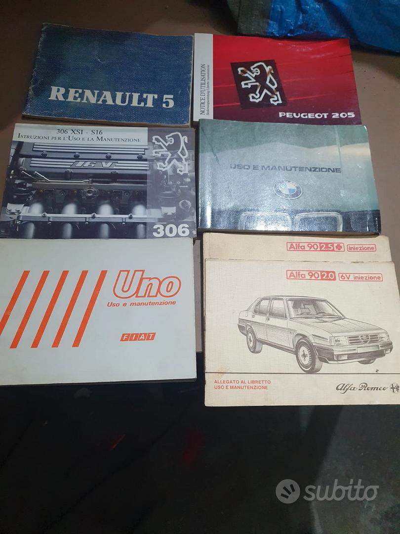 30 libretto uso e manutenzione anni 70 80 - Accessori Auto In vendita a  Teramo