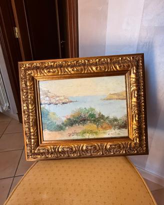 Quadro olio su tela”Marina”G.celano