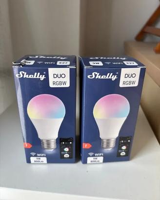 Shelly Duo RGBW E27 lampadine smart WiFi - 2 pezzi