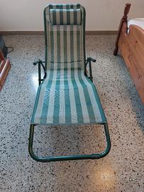 Sdraio basculante per giardino