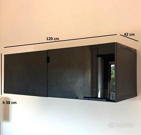 Set di mobili IKEA in vetro fumé