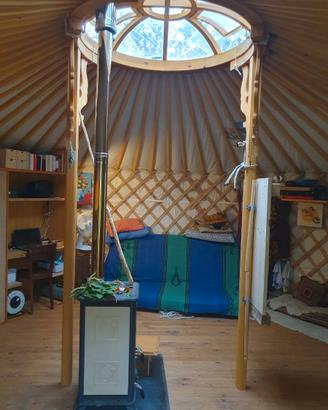Yurta diametro 6 metri + pavimento + bagno