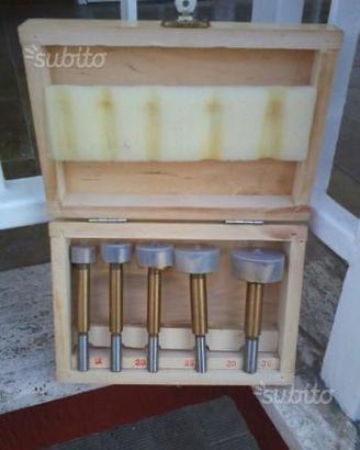 Set 5 frese per legno Wolfcraft