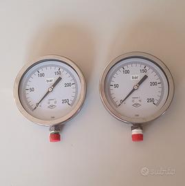 MANOMETRO Magni Acqua/Olio max250bar 160mm Classe1