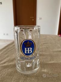 Set 4 bicchieri boccali di birra HB München