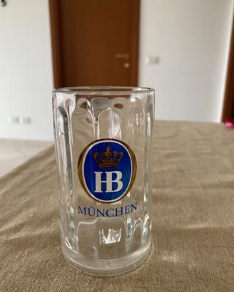 Set 4 bicchieri boccali di birra HB München
