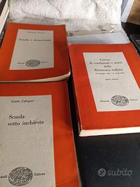 piccolo lotticino tre volumi Einaudi 