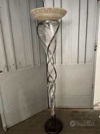 Piantana da salotto ferro e vetro