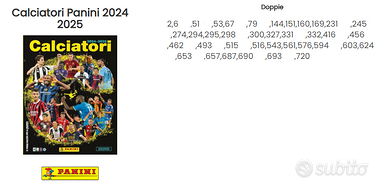 Figurine calciatori Panini 2024/2025