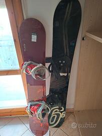  2 tavole da snowboard
