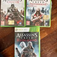 Xbox 360 – Lotto di 3 giochi Assassin’s creed