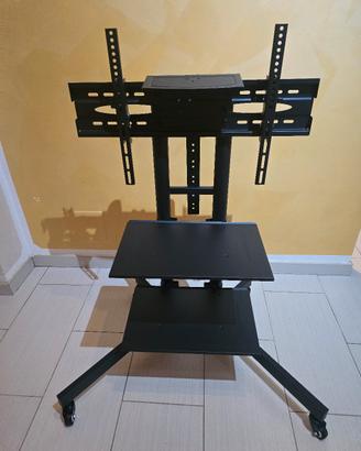 Supporto tv con ruote