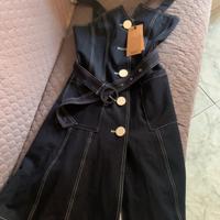 Scamiciato di jeans blu denim