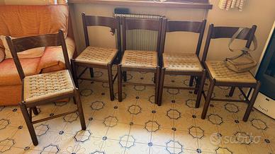 Sedie in legno
