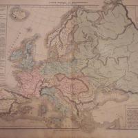 Carta geografica dell'Europa