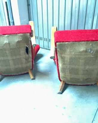 coppia poltrone vintage anni 60/70