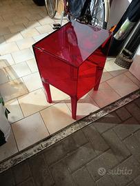 comodino Kartell rosso  small Ghost 3220