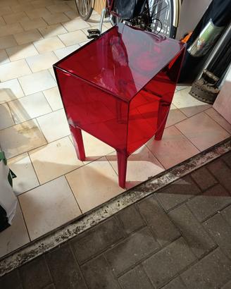 comodino Kartell rosso  small Ghost 3220