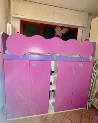 Letto a castello/soppalco bambina
