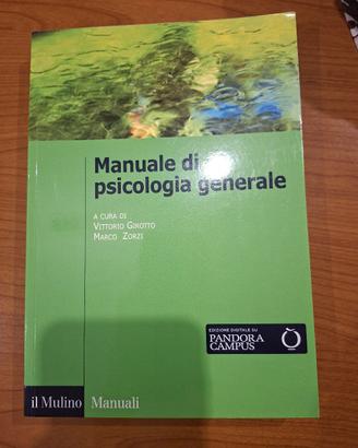 Testo univer. " Manuale di psicologia generale"