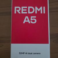 Redmi A5 Smartphone, 4+128GB, Nero, dual camera 