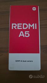 Redmi A5 Smartphone, 4+128GB, Nero, dual camera 