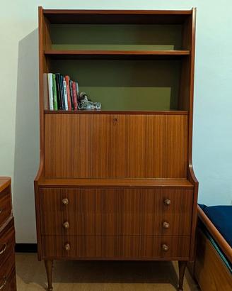 Libreria con Scrittoio a Ribalta Vintage ’60/'70