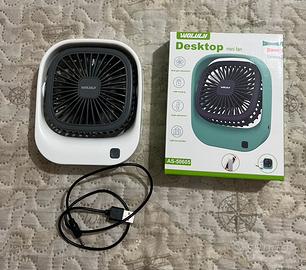 Ventilatore Portatile da tavolo Ricaricabile