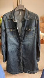 giacca camicia donna jeans denim blu m estate