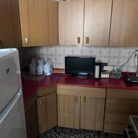 Cucina vintage rossa