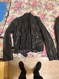 Giubotto chiodo uomo pelle