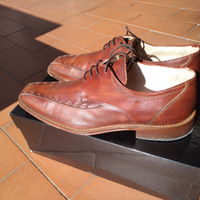 Scarpe eleganti in pelle marrone da uomo