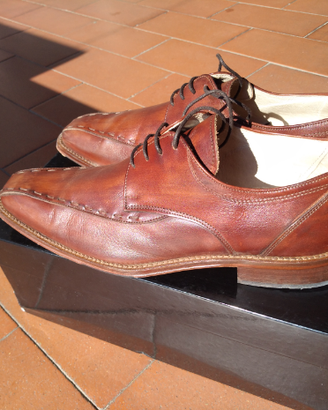 Scarpe eleganti in pelle marrone da uomo