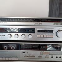 Yamaha ampli A 07 + Techics piastra e Tuner