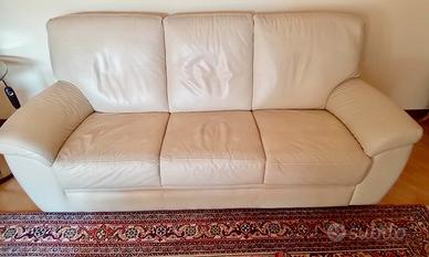 Divano in pelle 3 posti Chateau d’ Ax