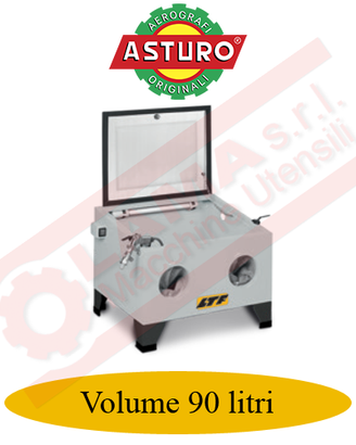 Sabbiatrice 90 litri + ugello + sacco 25 kg