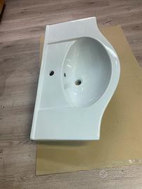 Lavabo bagno ceramica bianco