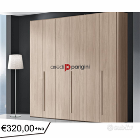 Armadio 6 ante battenti - 2 colori