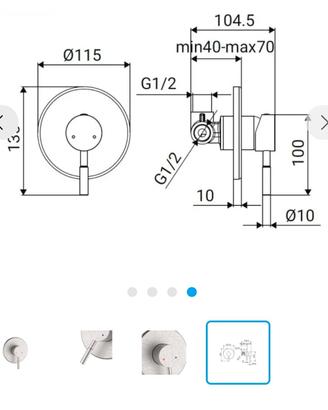 Rubinetti acciaio spazzolato