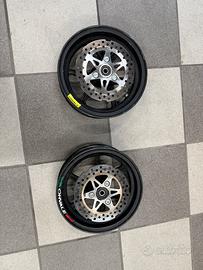 2 cerchi ohvale gp0 originali completi di disco
