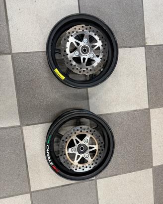 2 cerchi ohvale gp0 originali completi di disco
