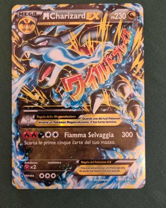 carta pokemon m charizard ex 69/106 gigante