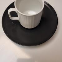 tazzine caffè Rosenthal bianche e nere