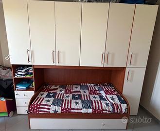 Camera con letto ponte