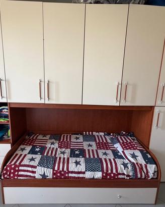 Camera con letto ponte