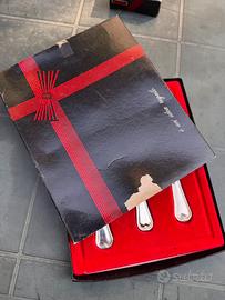 Posate argento set per formaggi vintage