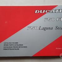 Ducati 750 F1 -Laguna Seca 1987 catalogo ricambi